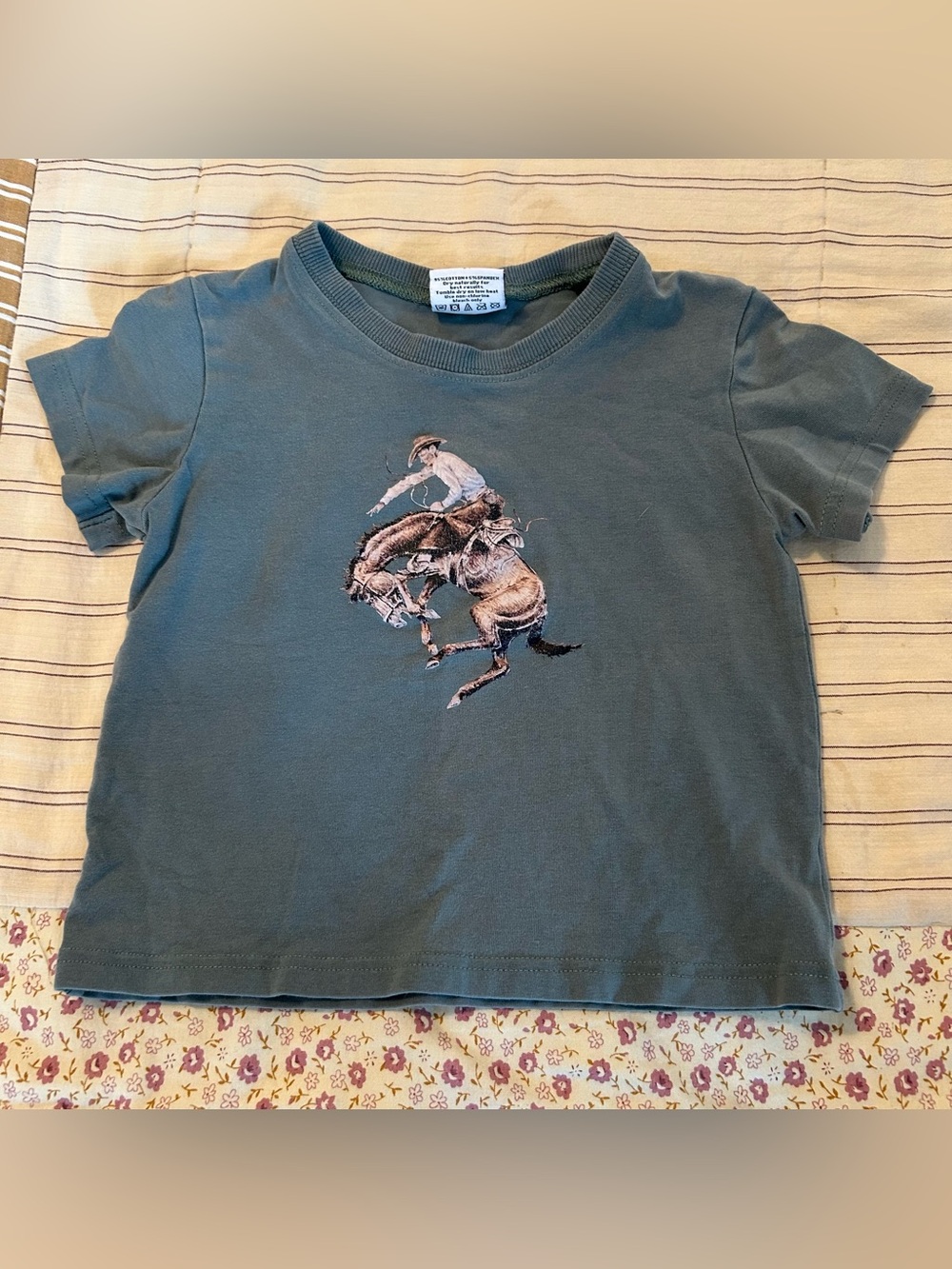 Cowkid bronc toddler shirt size 2T